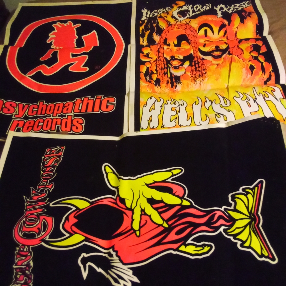 Insane Clown Posse blacklight poster 3pack, ICP, juggalo, juggalette, Twiztid